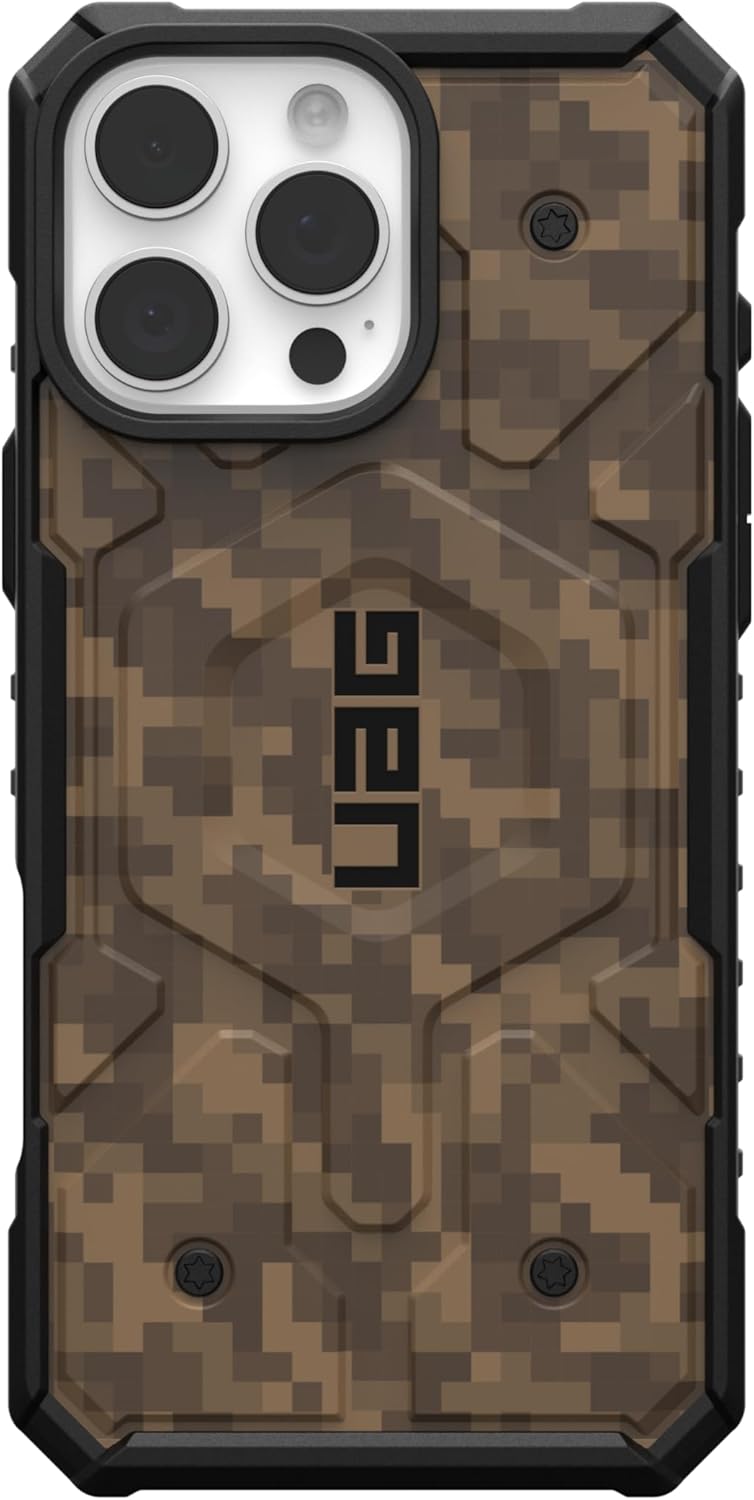 UAG iPhone Magsafe Pathfinder SE Case for iPhone 16 Pro/16 Pro MAX - Dark Earth Camo [V] - كفر حماية عالية - ماغ سيف