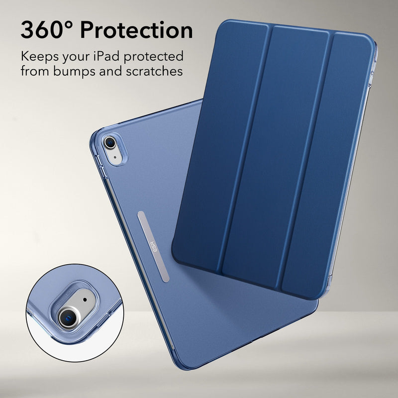 ESR iPad 10.9 2022 (10th Gen) Ascend Trifold Case - Navy Blue [V] - كفر ايباد حماية عاليه