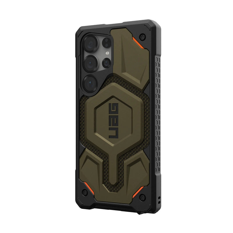 UAG Samsung Galaxy S25 Ultra Kevlar Monarch Pro Case - Element Green [V] -  S25 كفر جلاجسي  - حماية عالية - ماغ سيف - سامسونج ألتر