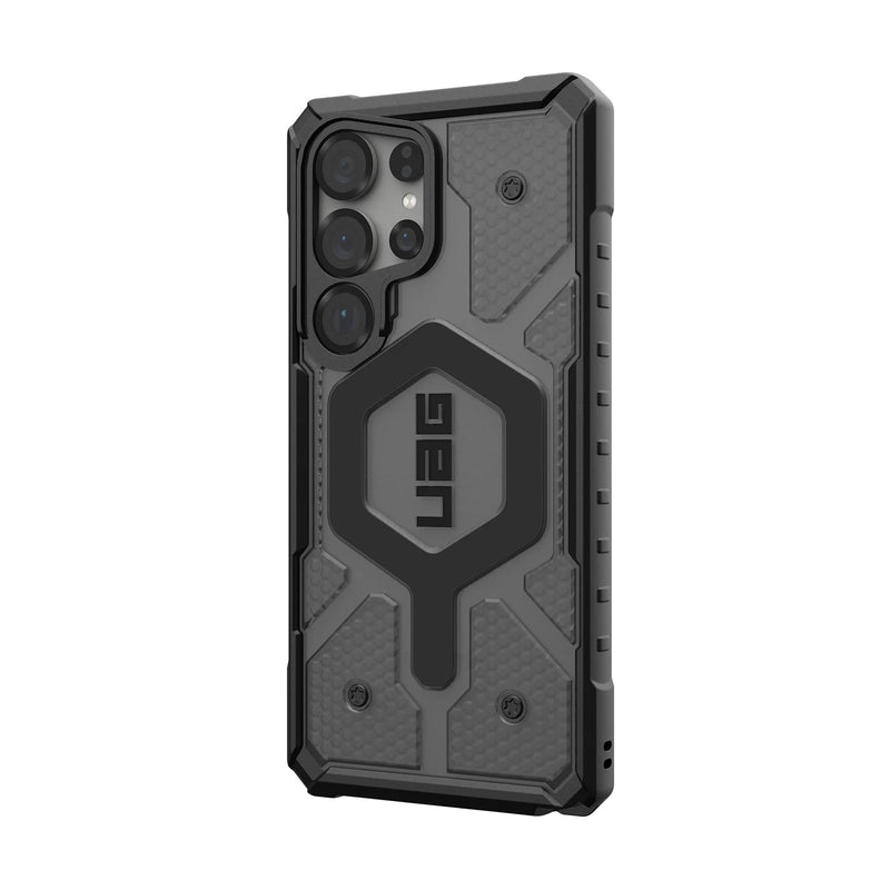 UAG Samsung Galaxy S25 Ultra Pathfinder Clear MagSafe Case - Ash [V] -  S25 كفر جلاجسي  - حماية عالية - ماغ سيف - سامسونج ألتر