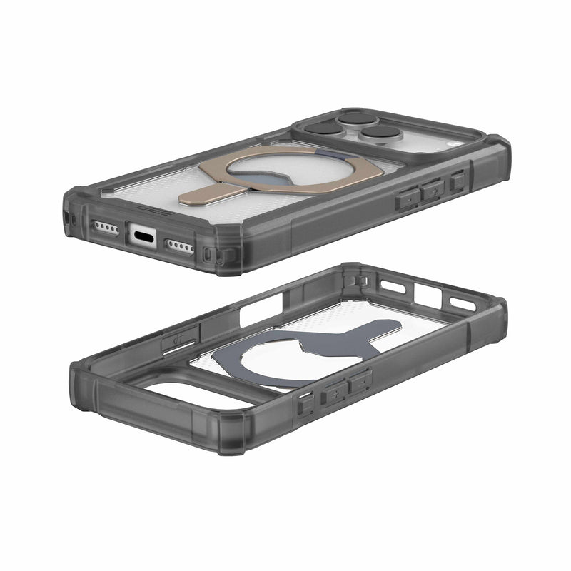 UAG iPhone 17 Pro/ 17 Pro Max Plasma XTE Magsafe Case - Ash/Titanium [V] - كفر حماية عالية - ايفون 17 برو / 17 بروماكس - ستاند بالطول والعرض - ماغ سيف