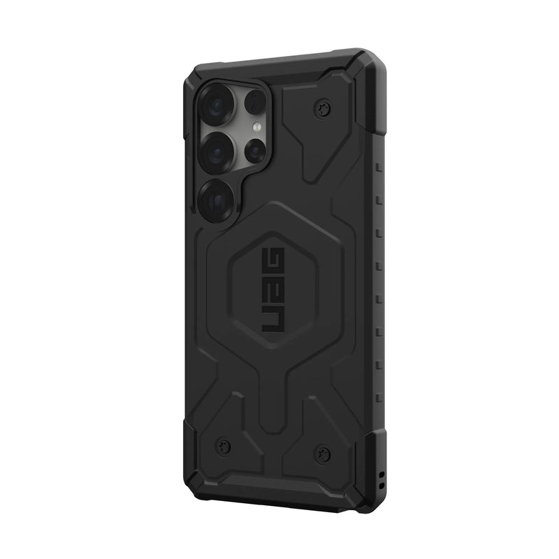 UAG Samsung Galaxy S25 Ultra Pathfinder MagSafe Case - Black [V] -  S25 كفر جلاجسي  - حماية عالية - ماغ سيف - سامسونج ألتر