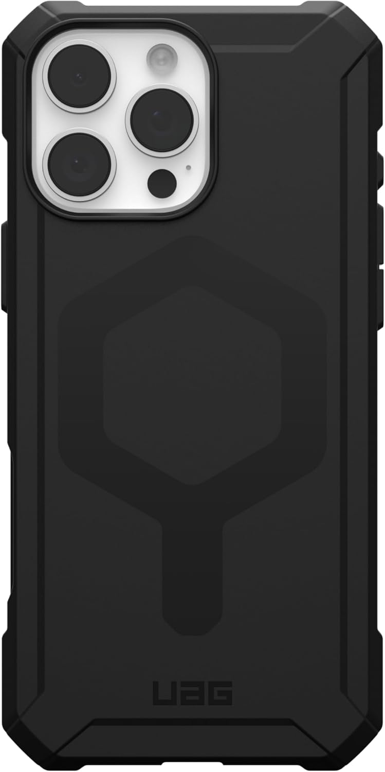 UAG Magsafe Essential Armor Case for iPhone 16 Pro/16 Pro MAX - Black [V] - كفر حماية عالية - ماغ سيف