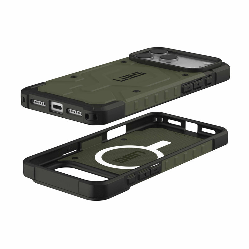 UAG iPhone 17 Pro/ 17 Pro Max Pathfinder Magsafe Case - Olive [V] - كفر حماية عالية - ايفون 17 برو / 17 بروماكس - ماغ سيف