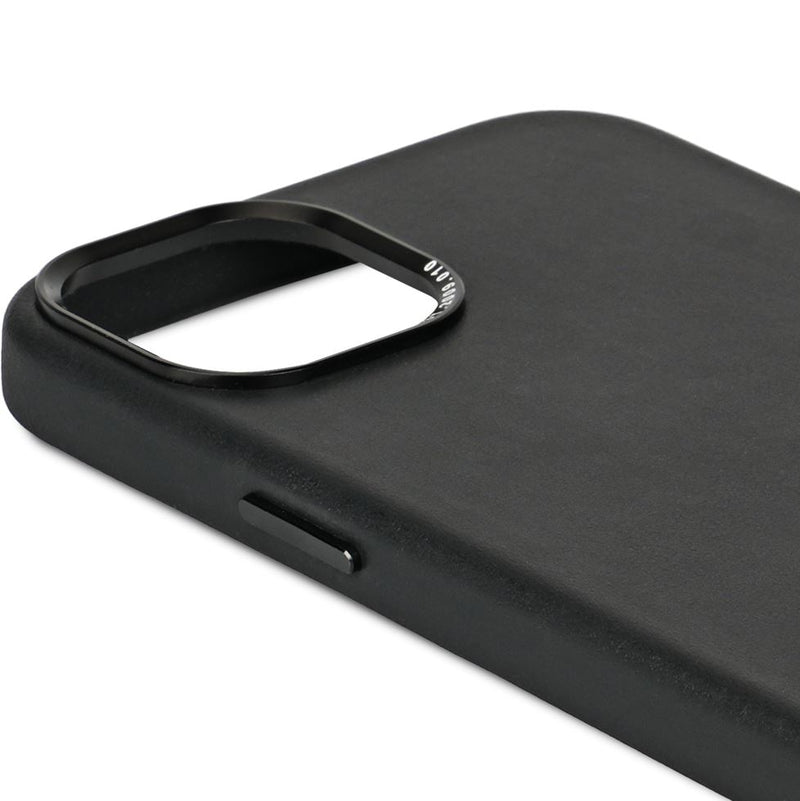 Decoded iPhone 15 Pro 15 Pro Max Leather Magsafe Case - black [V] - كفر ايفون 15برو/15برو ماكس - جلد - ماغ سيف