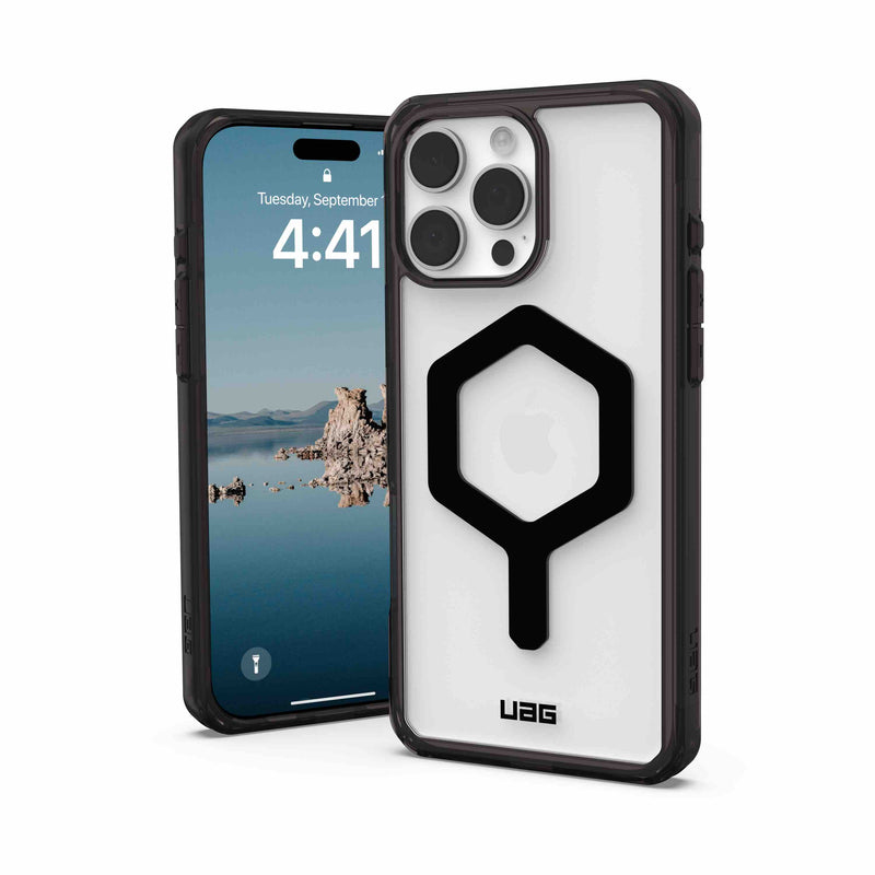 UAG iPhone Magsafe Plyo Case for iPhone 16 Pro/16 Pro MAX - Black/Black [V] - كفر حماية عالية - ماغ سيف