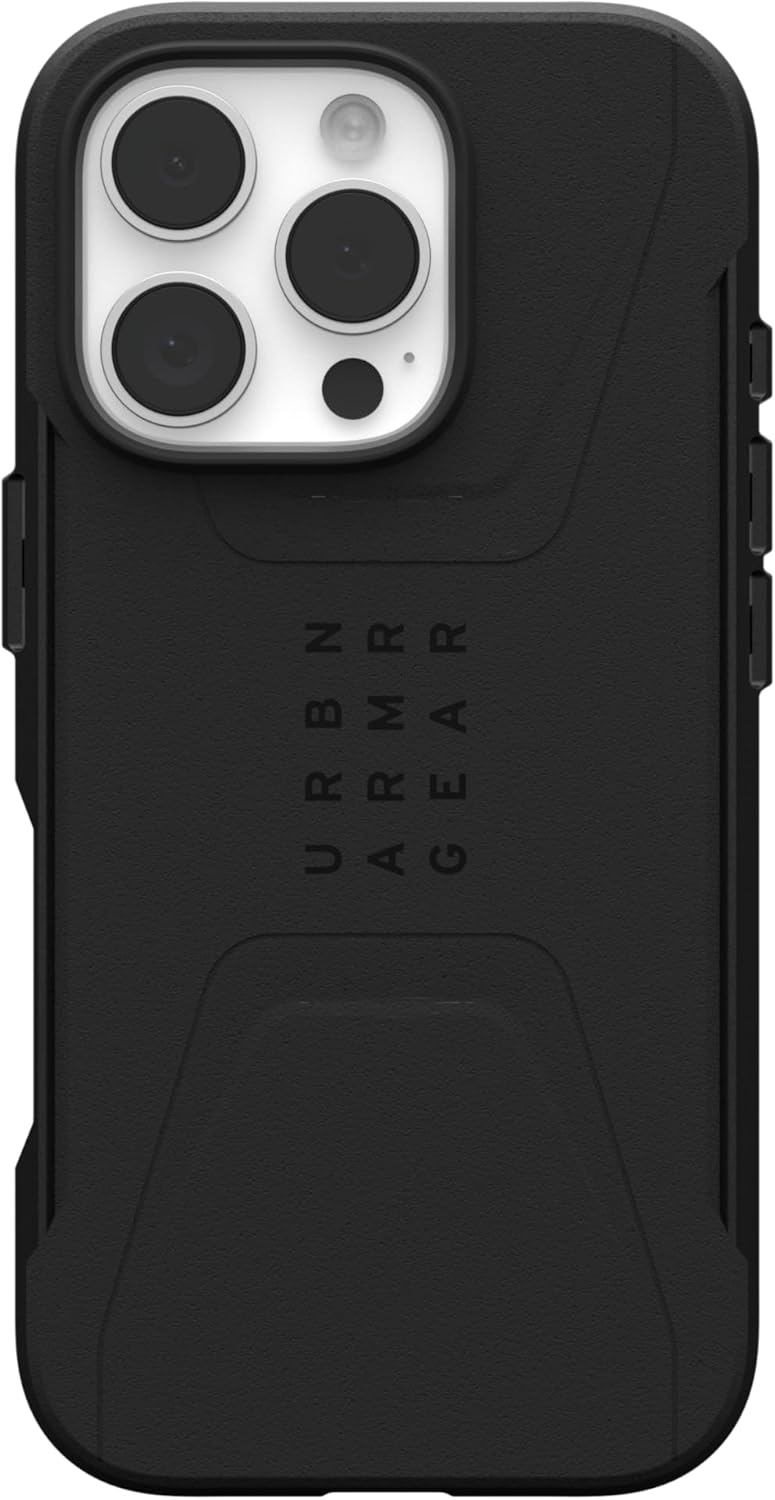 UAG iPhone 16 Pro Magsafe Civilian Case - Black [V] - كفر حماية عالية - ماغ سيف