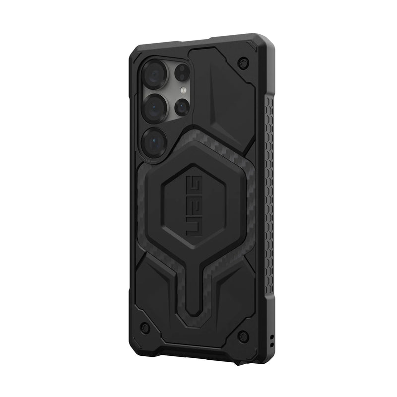 UAG Samsung Galaxy S25 Ultra Monarch Pro Case - Carbon Fiber [V] -  S25 كفر جلاجسي  - حماية عالية - ماغ سيف - سامسونج ألتر