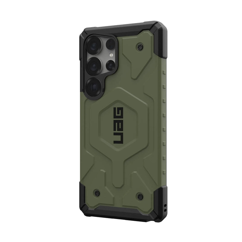 UAG Samsung Galaxy S25 Ultra Pathfinder MagSafe Case - Olive Drab [V] -  S25 كفر جلاجسي  - حماية عالية - ماغ سيف - سامسونج ألتر