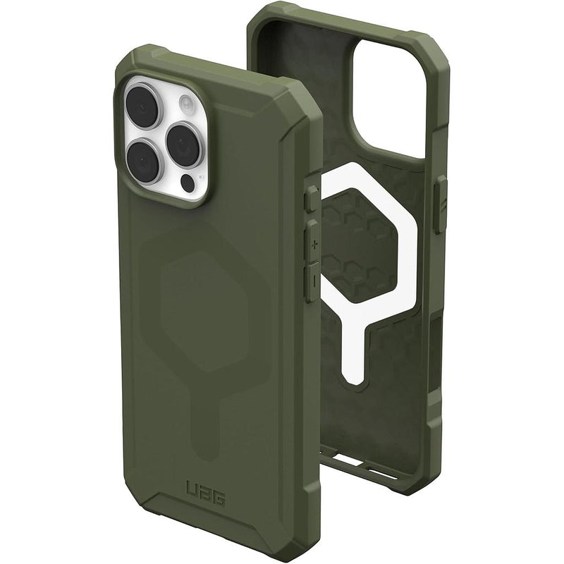 UAG Magsafe Essential Armor Case for iPhone 16 Pro/16 Pro MAX - Olive Drab [V] - كفر حماية عالية - ماغ سيف