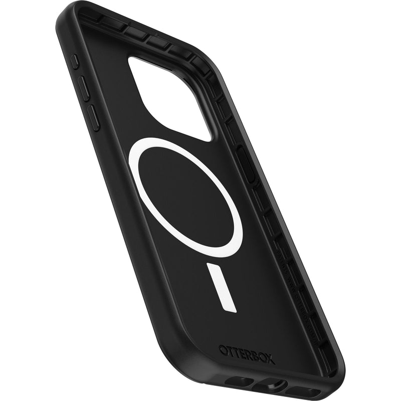 OtterBox iPhone  Max Symmetry Clear MagSafe Case 15 Pro 15 Pro Max -Black [V] كفر ايفون 15برو/15برو ماكس مع مسكه - ماغ سيف