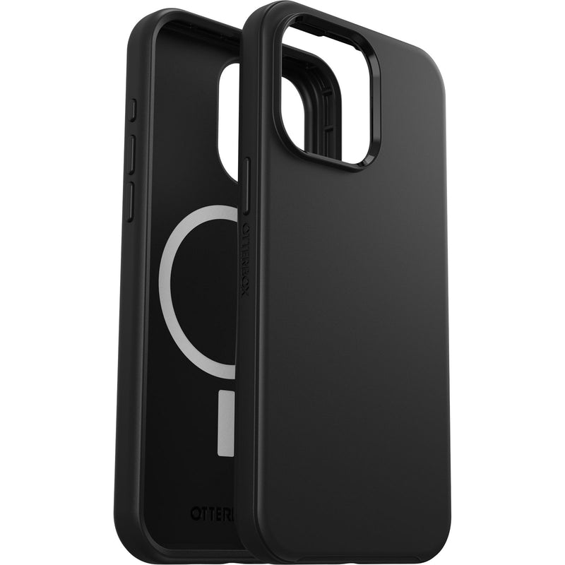 OtterBox iPhone  Max Symmetry Clear MagSafe Case 15 Pro 15 Pro Max -Black [V] كفر ايفون 15برو/15برو ماكس مع مسكه - ماغ سيف