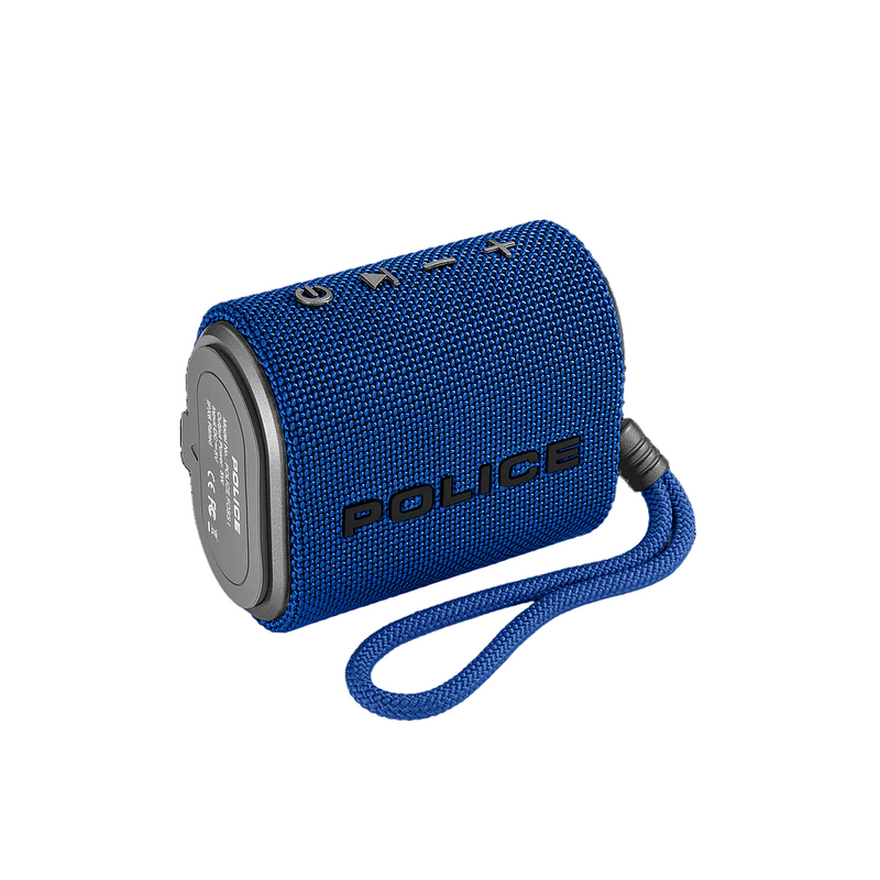 Police Mini Speakers - Blue [V] - سبيكر مكبر صوت - ميني - بوليس - كفالة 12 شهر