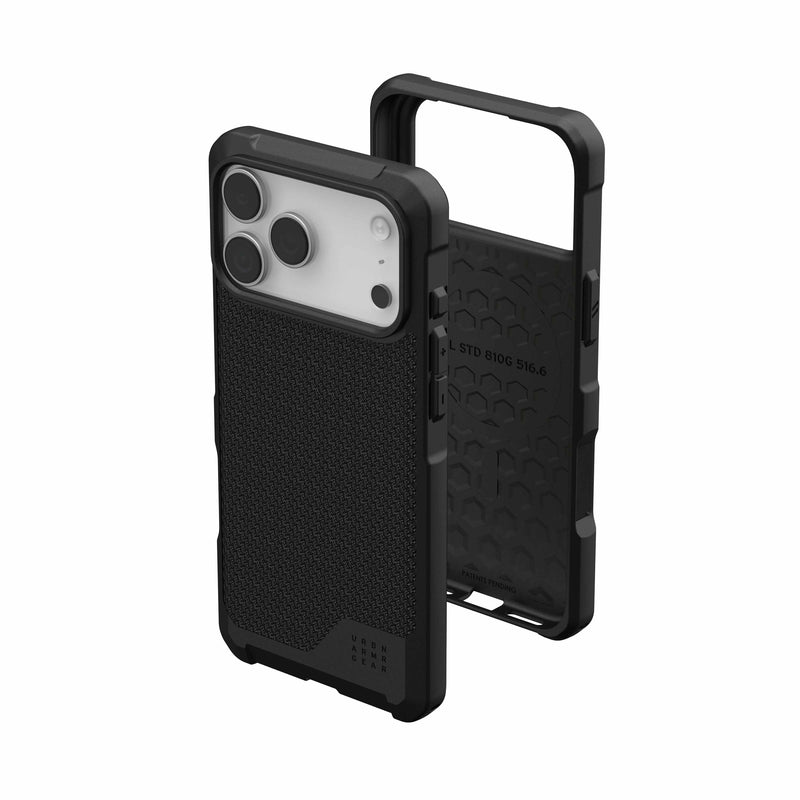 UAG iPhone 17 Pro/ 17 Pro Max Metropolis LT Magsafe Case - Kevlar Black [V] - كفر حماية عالية - ايفون 17 برو / 17 بروماكس - ماغ سيف