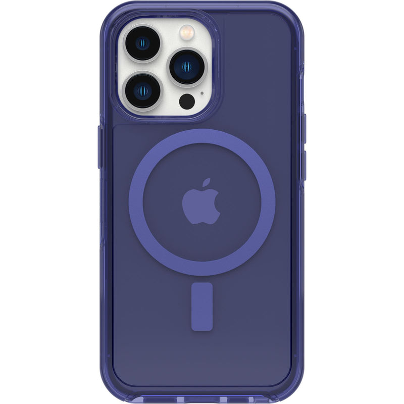 OtterBox Symmetry Plus Magsafe Clear Case - Translucent Blue [V] - كفر حماية عالية - ماغ سيف