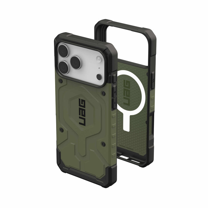 UAG iPhone 17 Pro/ 17 Pro Max Pathfinder Magsafe Case - Olive [V] - كفر حماية عالية - ايفون 17 برو / 17 بروماكس - ماغ سيف