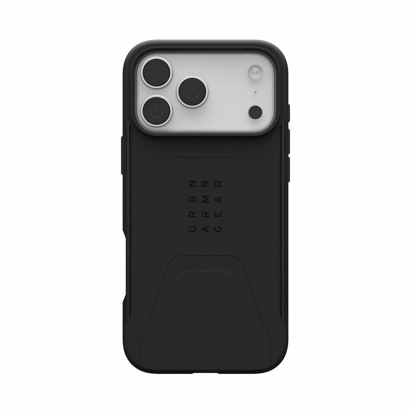 UAG iPhone 17 Pro/ 17 Pro Max Civilian Magsafe Case - black [V] - كفر حماية عالية - ايفون 17 برو / 17 بروماكس - ماغ سيف