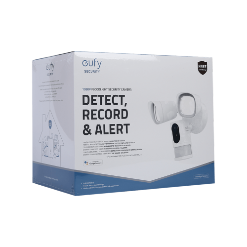 Eufy 1080P FloodLight Security Camera -White - كاميرا مع اضواء كاشفه من يوفي