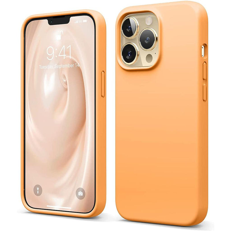 Elago iPhone Soft Silicone Case - Orange [V] - كفر حماية سيلكون - ماغ سيف