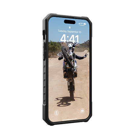 UAG iPhone  Pathfinder Magsafe Case 15 Pro/15 Pro Max - Olive Drab [V] - كفر حماية عالية - ماغ سيف