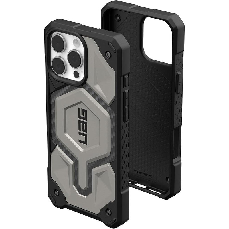 UAG Monarch Pro Magsafe Case for iPhone 16 Pro/16 Pro MAX - Titanium [V] - كفر حماية عالية - ماغ سيف