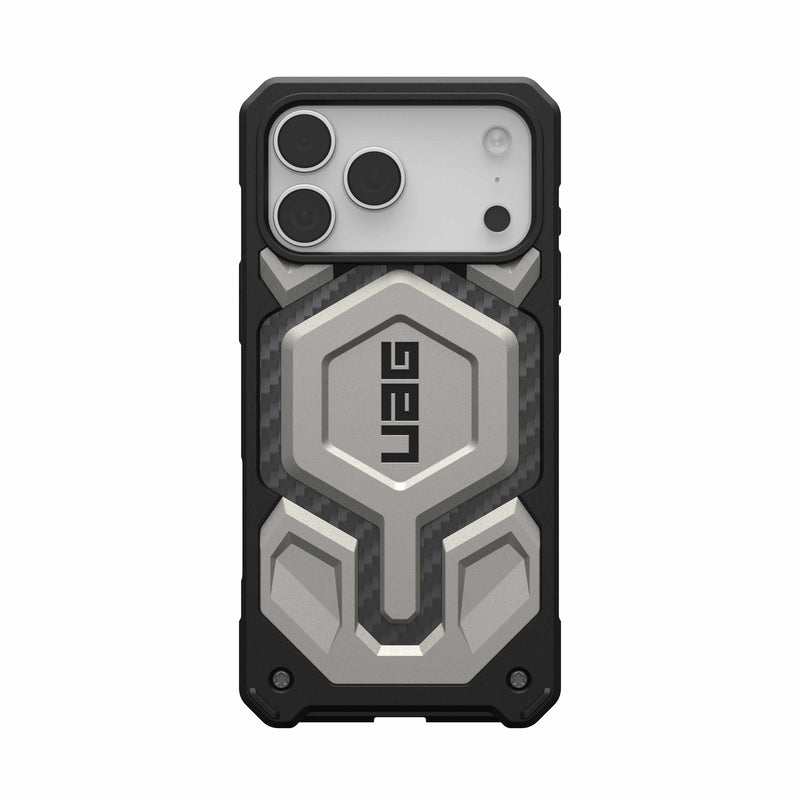 UAG iPhone 17 Pro/ 17 Pro Max Monarch Pro Magsafe Case - Titanium [V] - كفر حماية عالية - ايفون 17 برو / 17 بروماكس - ماغ سيف