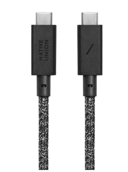 Native Union Cable-C To C 3M Anchor - Black - سلك شحن تايب سي - نيتف يونيون - مقاوم للقطع - 3 متر - كفالة 12 شهر