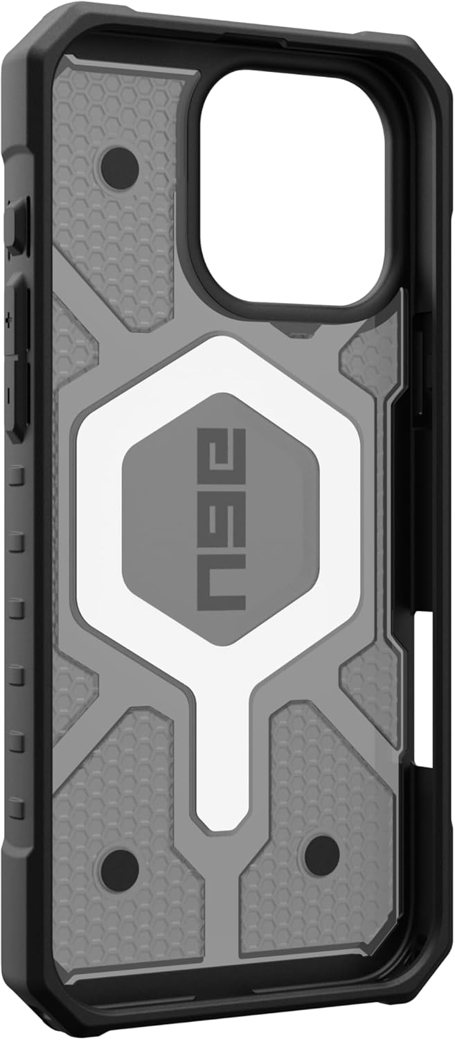 UAG Magsafe Pathfinder Clear Case for iPhone 16 Pro/16 Pro MAX - Ash [V] - كفر حماية عالية - ماغ سيف