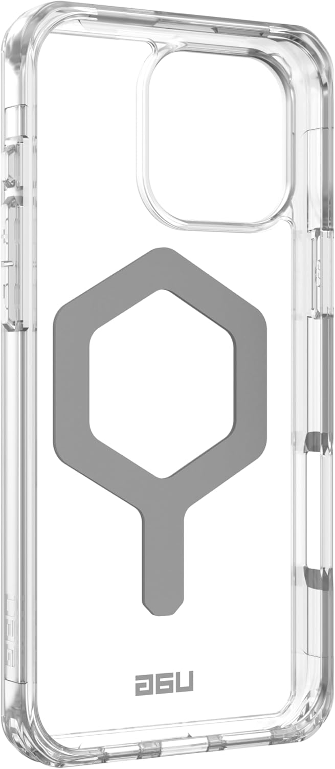 UAG iPhone Magsafe Plyo Case for iPhone 16 Pro/16 Pro MAX - Ice/Silver [V] - كفر حماية عالية - ماغ سيف