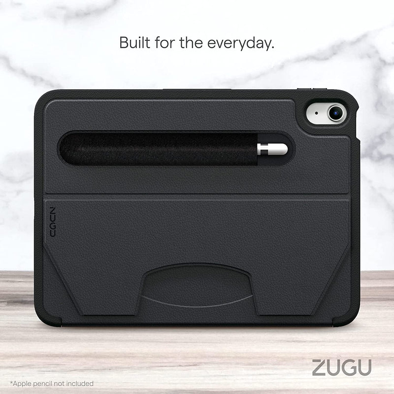 Zugu iPad 10.9 (10th Gen) Case - Black [V] - كفر ايباد حماية عاليه