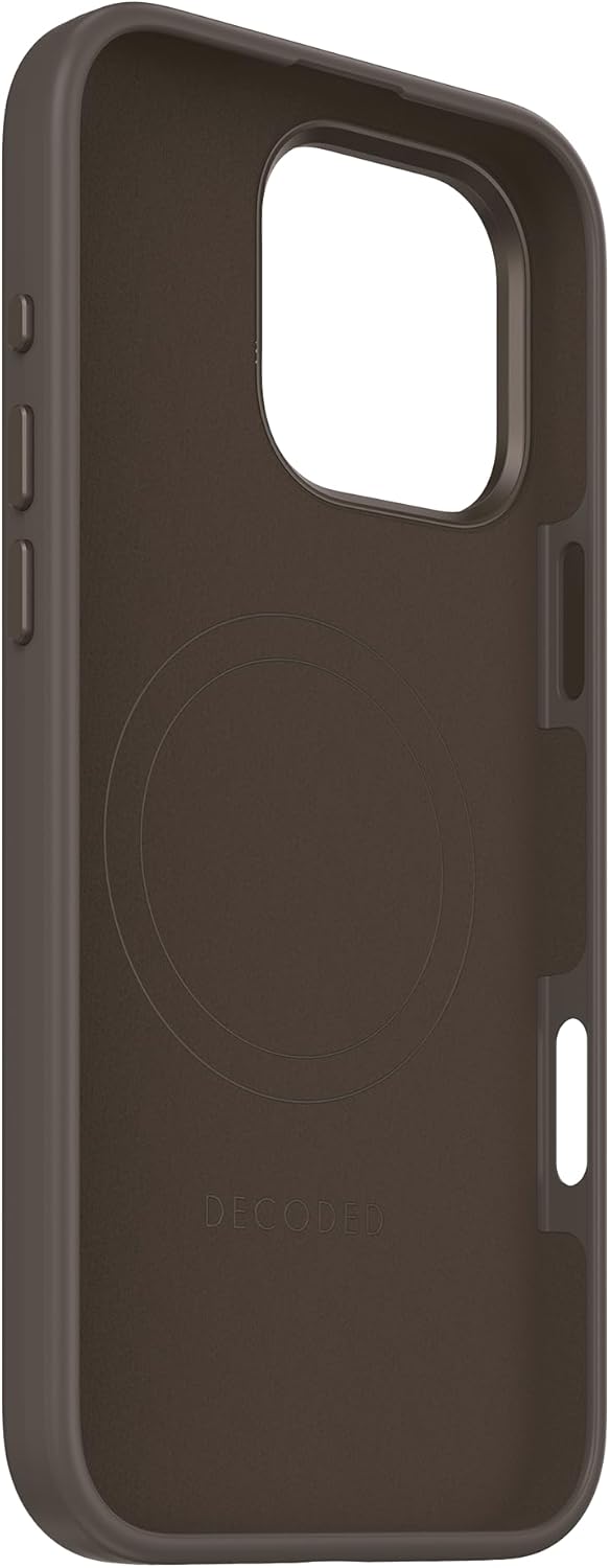 Decoded AntiMicrobial Silicone Case for iPhone 16 Pro/16 Pro MAX - Black [V] - كفر حماية عالية - سيليكون - ماغ سيف