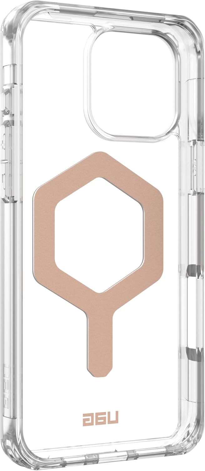 UAG iPhone Magsafe Plyo Case for iPhone 16 Pro/16 Pro MAX - Ice/Rose Gold [V] - كفر حماية عالية - ماغ سيف