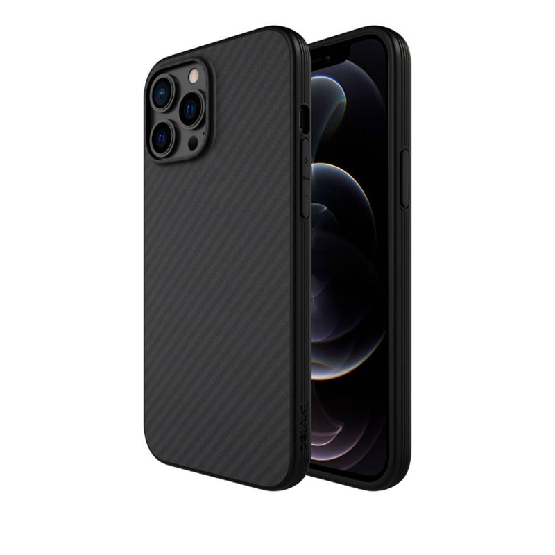 Evutec iPhone 13 Pro AER Karbon Case with AFIX + Vent Mount - Black [V] - كفر حماية - كاربون