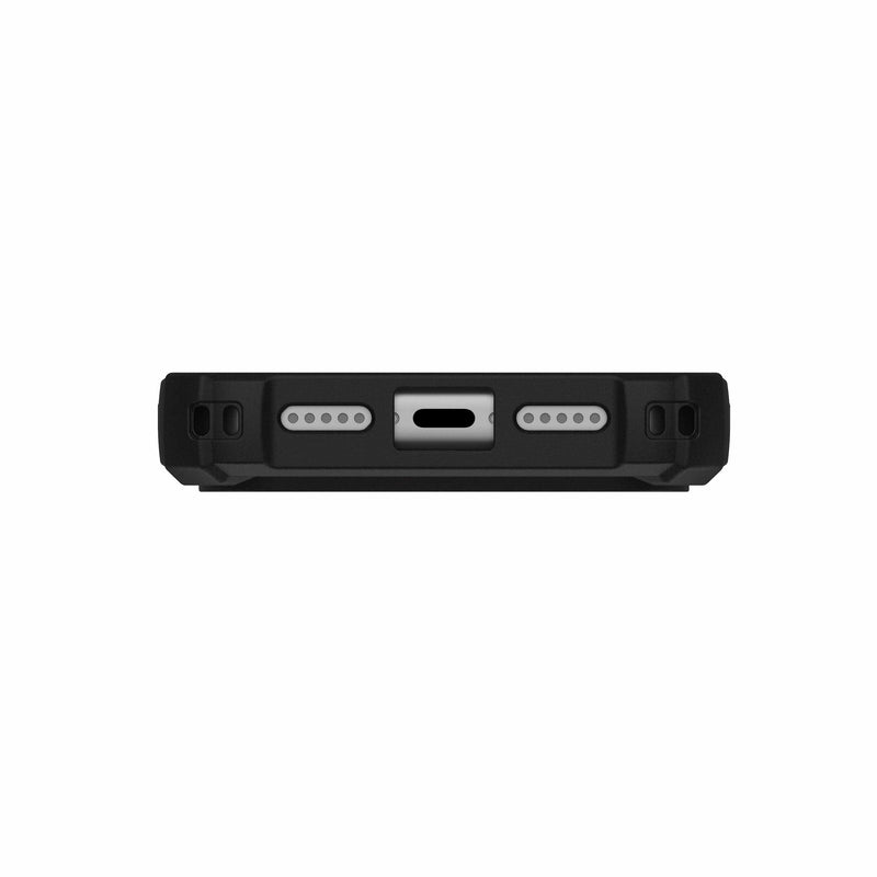 UAG iPhone 17 Pro/ 17 Pro Max Plasma XTE Magsafe Case - Black/Pop Orange [V] - كفر حماية عالية - ايفون 17 برو / 17 بروماكس - ستاند بالطول والعرض - ماغ سيف