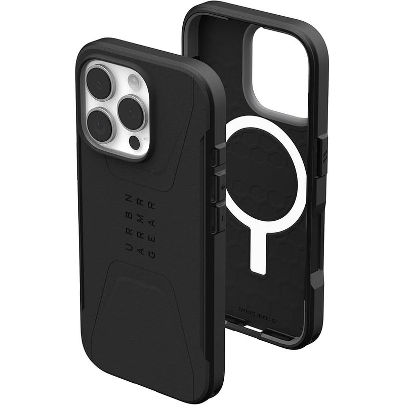 UAG iPhone 16 Pro Magsafe Civilian Case - Black [V] - كفر حماية عالية - ماغ سيف