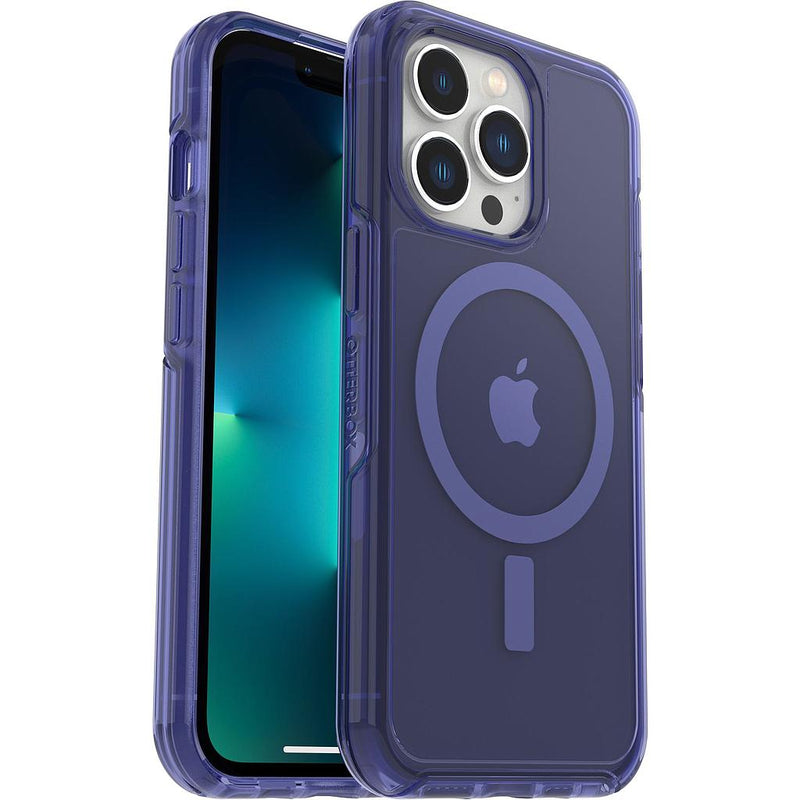 OtterBox Symmetry Plus Magsafe Clear Case - Translucent Blue [V] - كفر حماية عالية - ماغ سيف