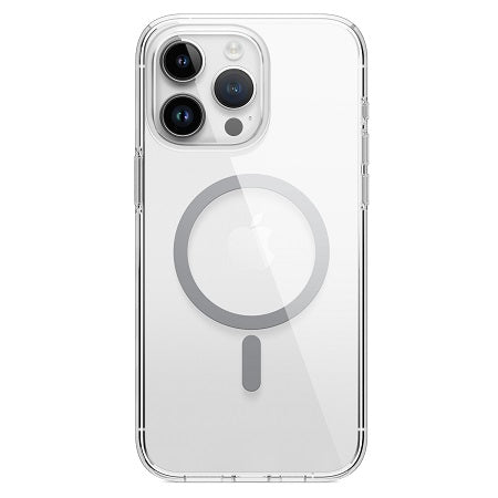 Elago iPhone MagSafe Magnetic Hybrid Case 15 Pro 15 Pro Max - Gray [V] كفر حماية عالية - ماغ سيف - شفاف