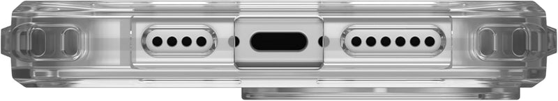 UAG iPhone Magsafe Plyo Case for iPhone 16 Pro/16 Pro MAX - Ice/Silver [V] - كفر حماية عالية - ماغ سيف