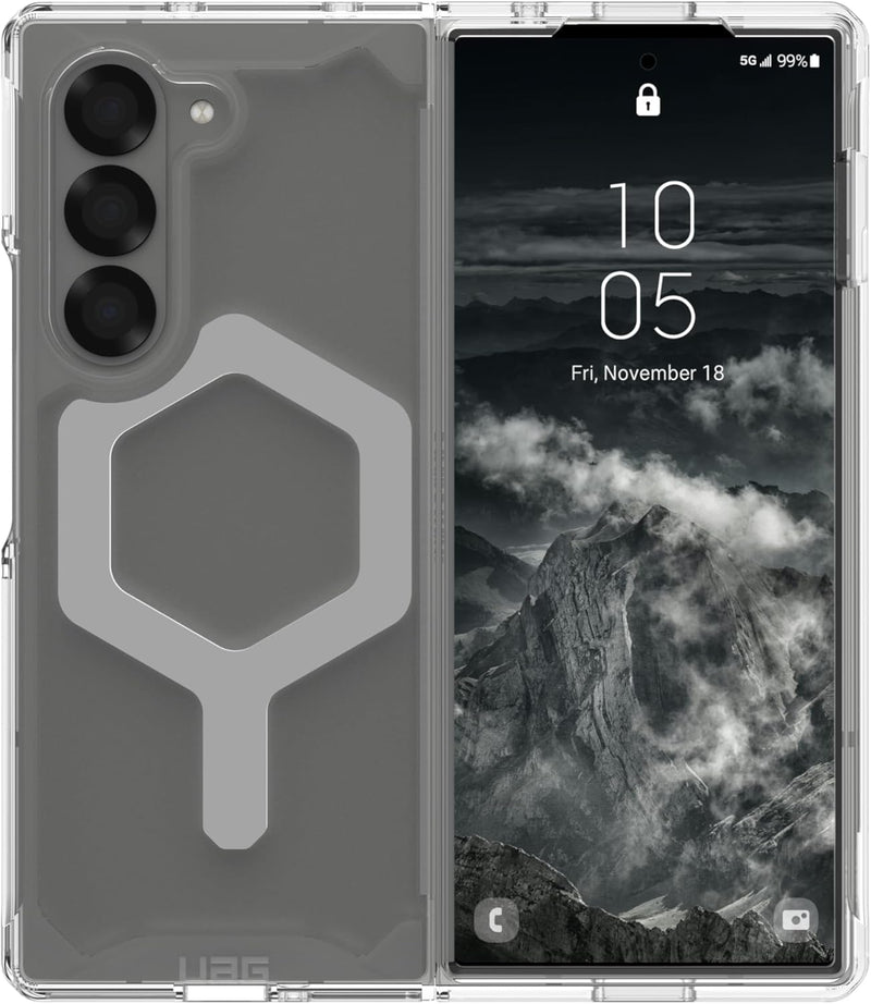 UAG Samsung Galaxy Z Fold 6 Plyo Pro Ice - Silver [V] - كفر سامسونج  - حماية عالية - ماغ سيف