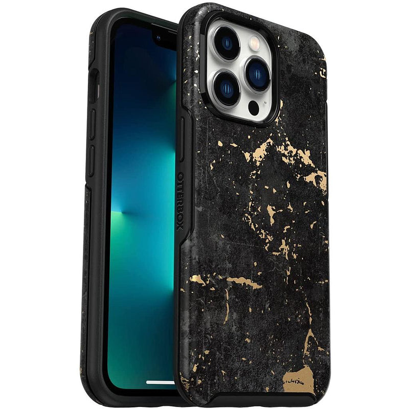 OtterBox iPhone 13 Pro Symmetry Case - Black / Gold [V] - كفر حماية