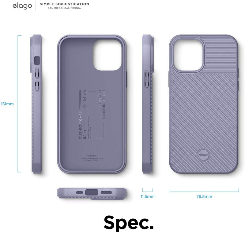 Elago Cushion Case - Lavender Gray [V] - كفر حماية