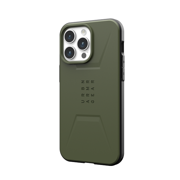 UAG Civilian Magsafe Case for iPhone 15 Pro/15 Pro Max - Olive Drab - [V] - كفر حماية عالية - ماغ سيف