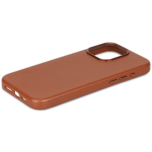 Decoded iPhone 15 Pro 15 Pro Max Leather Magsafe Case - Tan [V] - كفر ايفون 15برو/15برو ماكس - جلد - ماغ سيف
