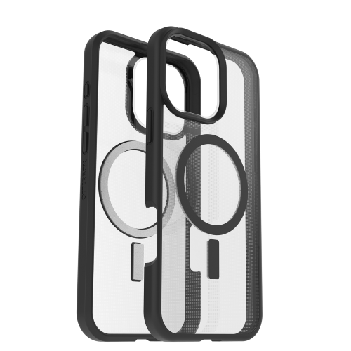 OtterBox iPhone React MagSafe Case for iPhone 16 Pro/16 Pro MAX - Clear/Black [V] - كفر حماية عالية - ماغ سيف