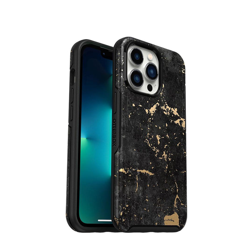 OtterBox Symmetry Case - Black / Gold [V] - كفر حماية عالية - ماغ سيف