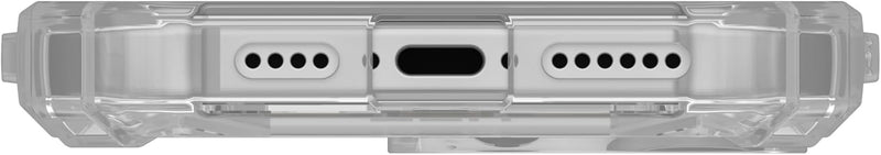 UAG Plyo XTE Magsafe Case for iPhone 16 Pro/16 Pro MAX - Clear/Titanium [V] - كفر حماية عالية - ستاند بالطول و العرض - ماغ سيف