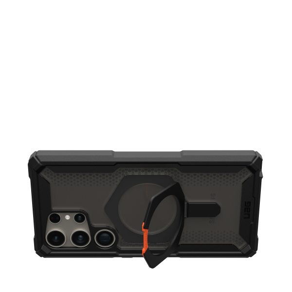 UAG Samsung Galaxy S24 Ultra Plasma XTE Magsafe Case Black/Orange [V] -  S24  كفر سامسونج  - حماية عالية - ماغ سيف - ألترا