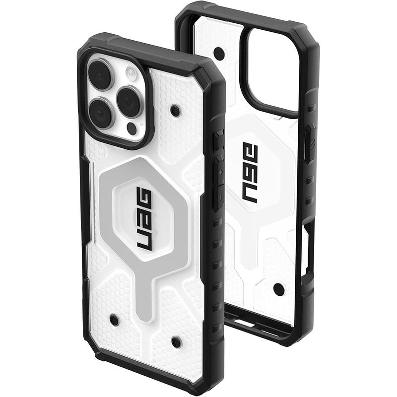 UAG Magsafe Pathfinder Clear Case for iPhone 16 Pro/16 Pro MAX -Ice [V] - كفر حماية عالية - ماغ سيف