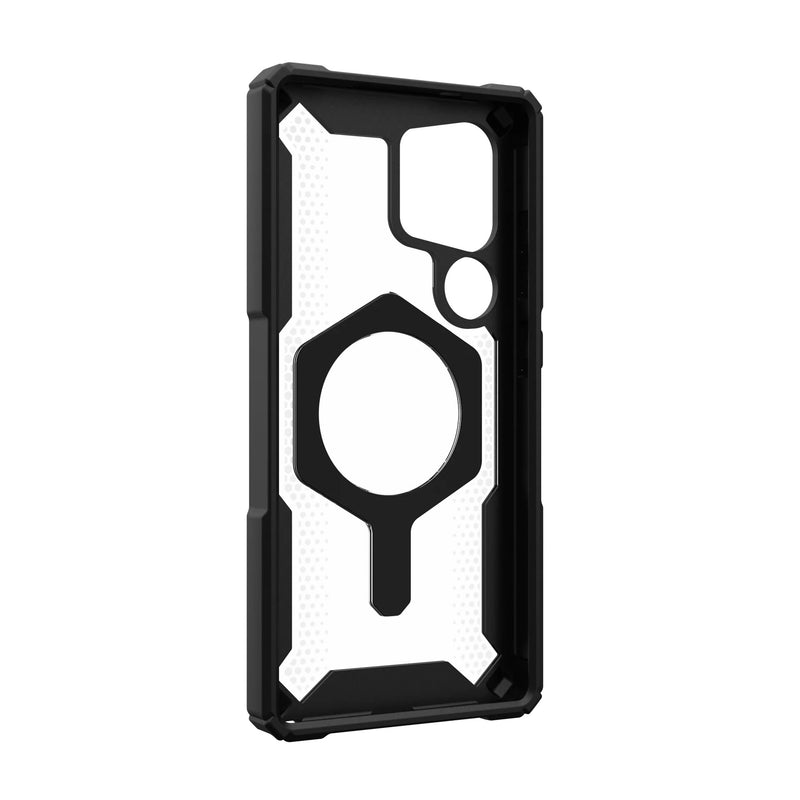 UAG Samsung Galaxy S25 Ultra Plasma XTE Magsafe Case - Black/Clear [V] -  S25 كفر جلاجسي  - حماية عالية - ماغ سيف - مسكه + ستاند - سامسونج ألتر