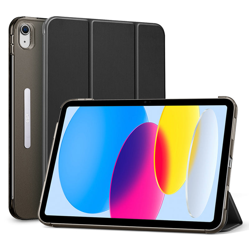 ESR iPad 10.9 2022 (10th Gen) Ascend Trifold Case - Jelly Black [V] - كفر ايباد حماية عاليه